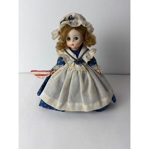 Vintage Madame Alexander Doll 8 inch "Betsy Ross" with Stand